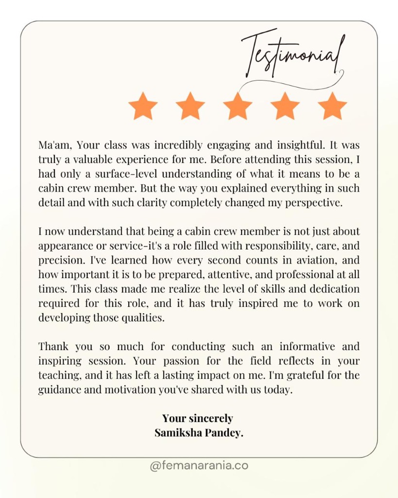 Samiksha Pandey Testimonial